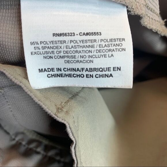 Nike golf brown gray taupe pants Sz 4 NWOT - Picture 4 of 9